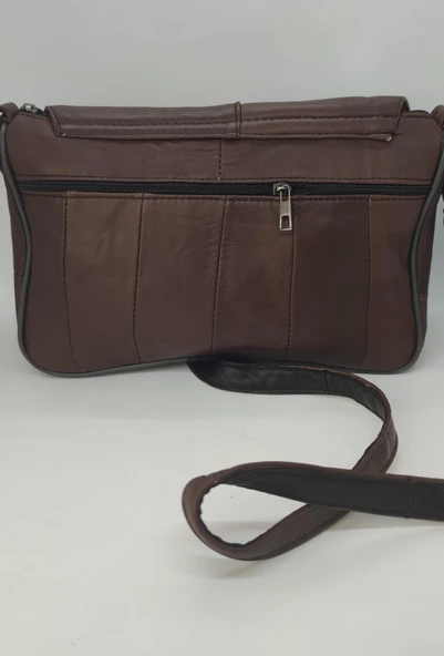 Hakiki Deri Kadın Omuz Çantası - Resim 3