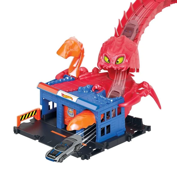 HDR29 Hot Wheels Düşman Yaratıklar Oyun Seti - Resim 9