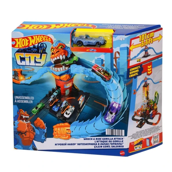 HDR29 Hot Wheels Düşman Yaratıklar Oyun Seti - Resim 11