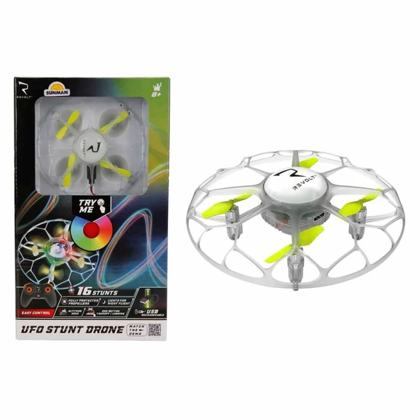 Nessiworld UFO Stunt Işıklı USB Şarjlı Uzaktan Kumandalı Mini Drone