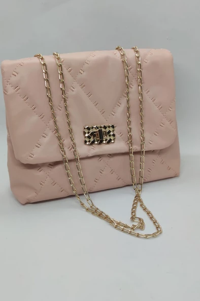 Kapitone Desenli Kadın Çapraz Çanta - Resim 2