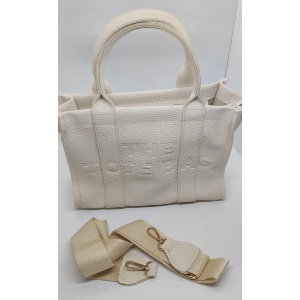 Tote Bag Yazılı Kadın Kol Çantası - Resim 2