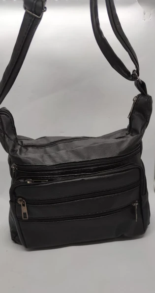 Çok Cepli Suni Deri Çapraz Çanta ürün görseli