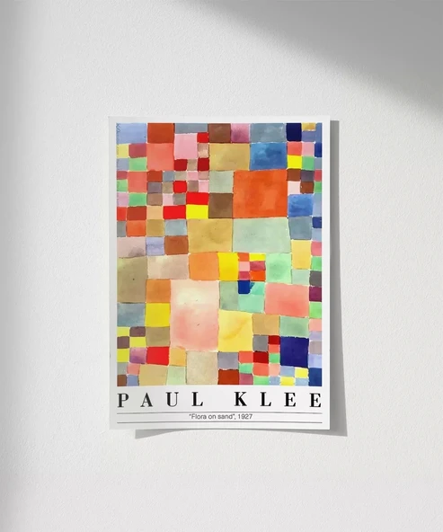 Çerçevesiz Poster Paul Klee Kum Üzerinde Bitki Örtüsü