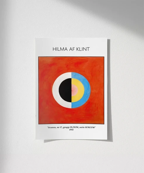 Çerçevesiz Poster Hilma Af Klint Kuğu 2