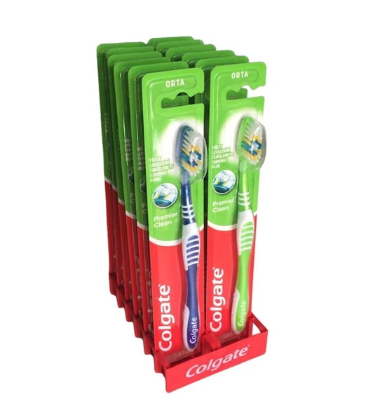 Colgate Premier Clean Diş Fırçası Orta 12 Adet - 2