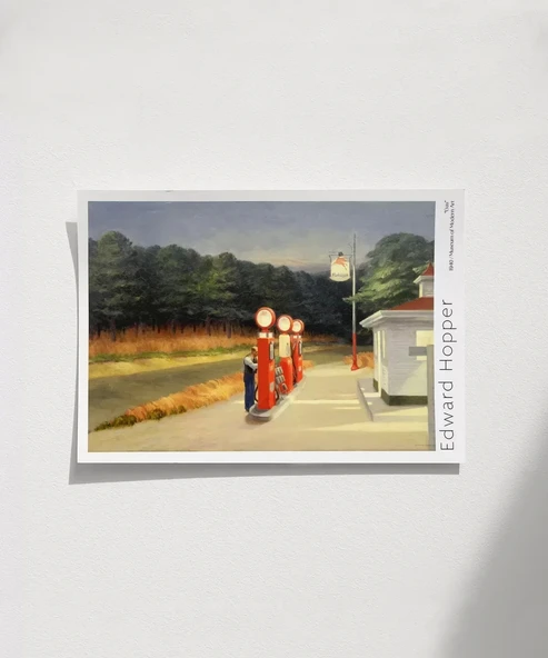 Çerçevesiz Poster Edward Hopper Gaz