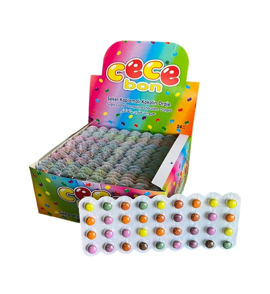 Cecebon Draje Şeker 22 gr 24 Adet