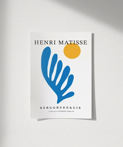 Çerçevesiz Poster Matisse Berggruen Cıe