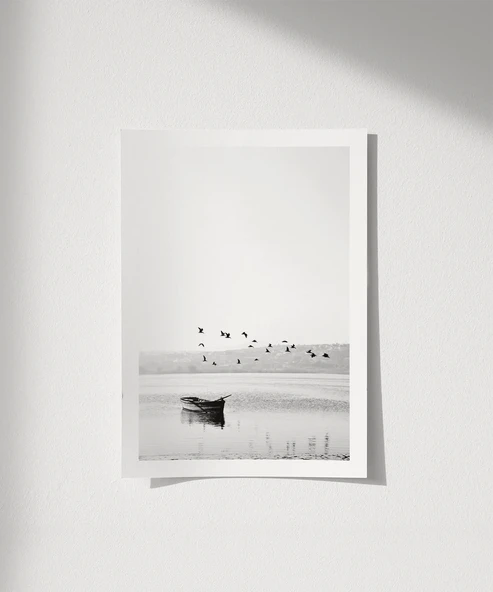 Çerçevesiz Poster Özgürlüğe Kanat Çırpışı