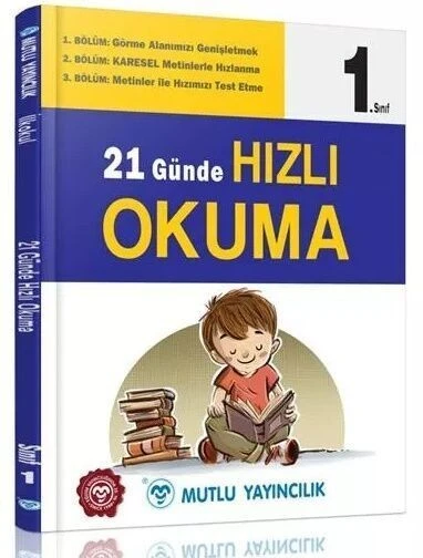 1. Sınıf 21 Günde Hızlı Okuma Mutlu Yayınları
