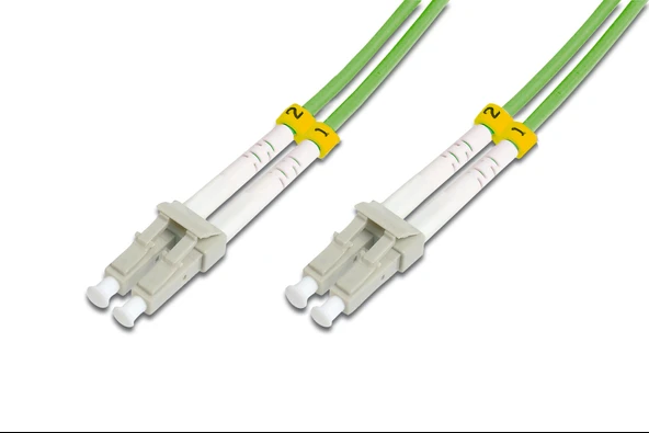 Beek LC-LC Fiber Optik Patch Kablo, Multimode OM 5 50/125 Duplex, 3.0mm, LSZH, 10 metre