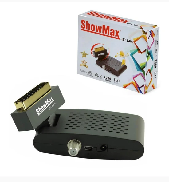 Showmax Mini Scart Uydu Alıcısı