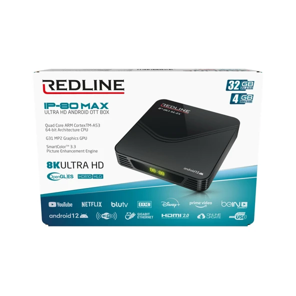IP-80 Max 8K Ultra HD Android TV Box - 2