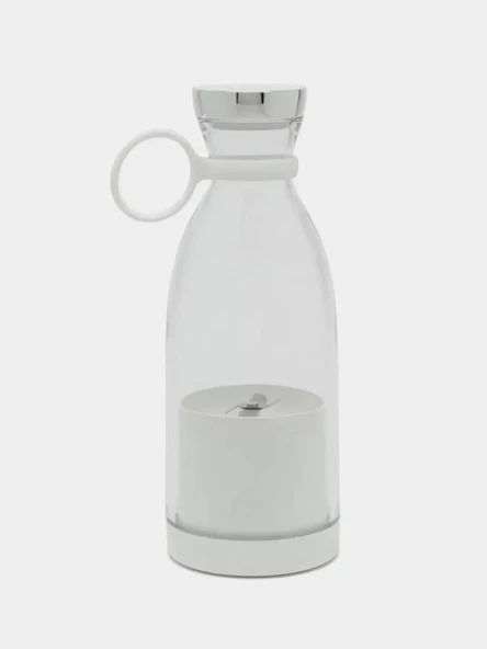 Beyaz Renk Orijinal Taşınabilir Şarjlı El Blenderi 6 Ninja Bıçaklı - 2