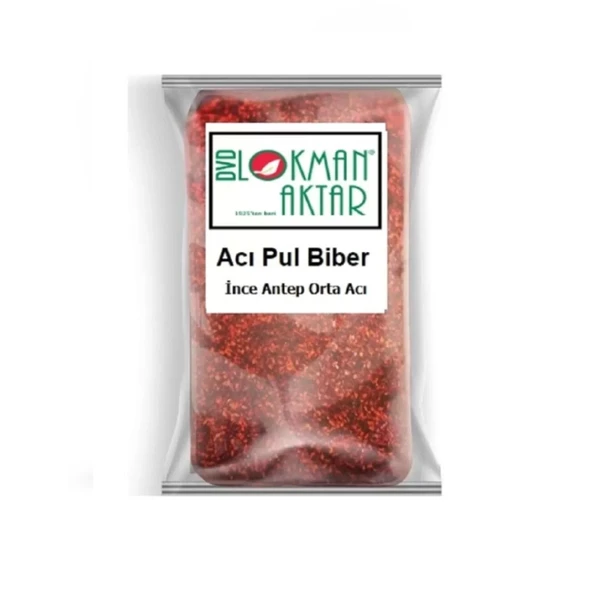 İnce Pul Biber Orta Acı 50 Gr, Lokman Aktar