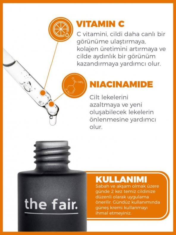 the fair. Ton Eşitleyici Aydınlatıcı Yüz ve Göz Çevresi Bakımı Seti - 6