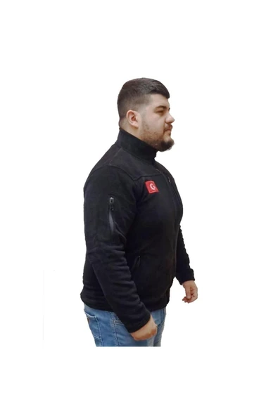 Taktik 5 Cepli Pls Polar Siyah Renk Bayrak Nakış Işlemeli - 2
