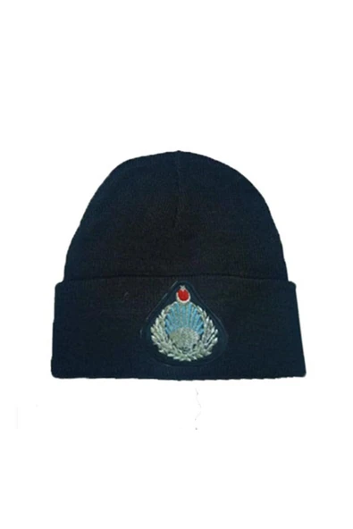 Zabıta Beresi Örgü Yün Lacivert Renk ürün görseli