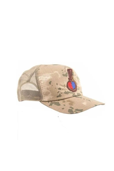 Kamuflaj Şapka Ay Yıldız Şuhalı Model - Resim 2