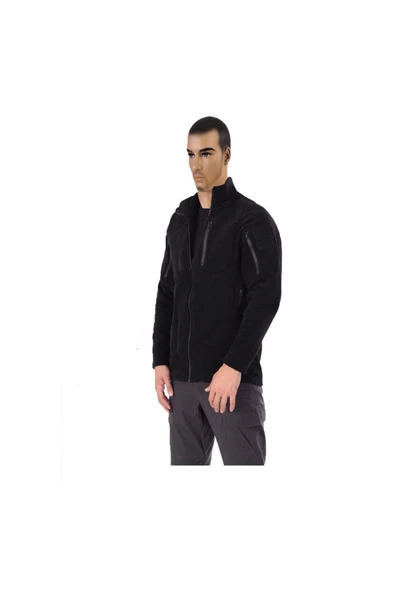 Taktik Çok Cepli Outdoor Polar Siyah Renk - Resim 2