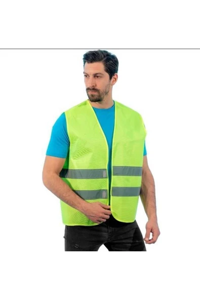 Motosiklet Ikaz Yeleği Reflektörlü Ikaz Yeleği