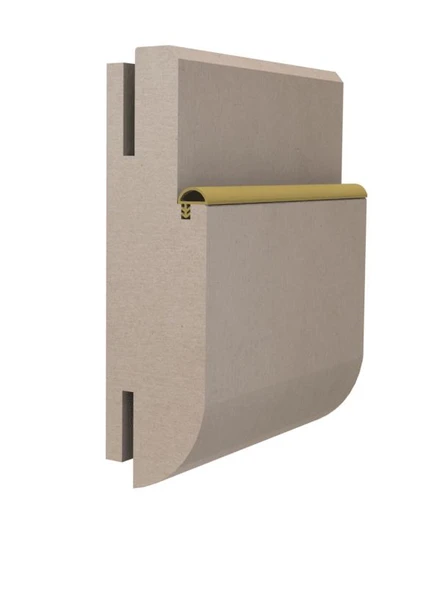 Amerikan Panel Kapı Fitili Yandan Tırnaklı D Fitil Ahşap Kapı Contası Krem Rengi 25 Metre 10mm - Resim 3