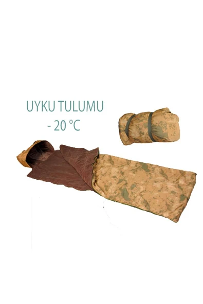 -20 °C Kamuflaj Uyku Tulumu - Resim 2