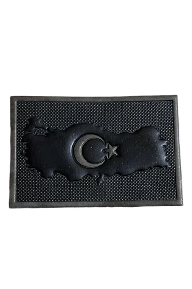 Slikon Türkiye Haritalı Bayrak Patch