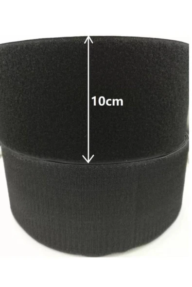 10 Cm Cırt Bant Siyah - 3