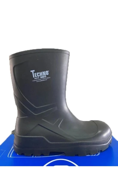 BOOTS O4 Koyu Yeşil 27 cm. TPU Poliüretan  Kısa Çizme %100 Su Geçirmez Çelik Burunsuz - 2