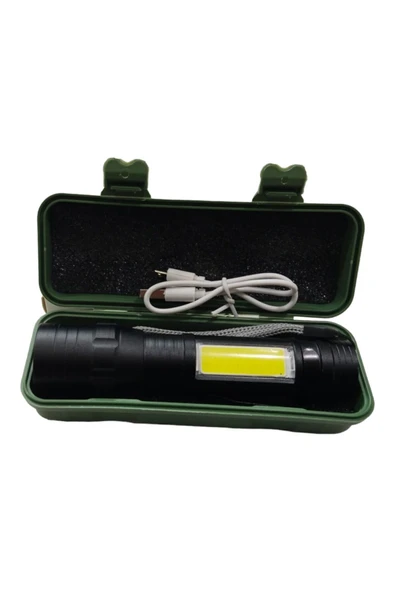 STYLE Ultra Güçlü 3000 Lumens +T6 LED Şarjlı Kamp ve Avcılık EL Feneri - 5