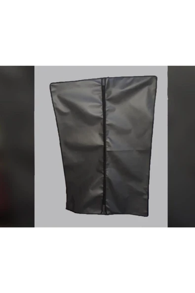 Elbise Kılıfı Siyah Renk Fermuarlı 60 X 90 Cm Ölçülerinde 3 Adet - 2