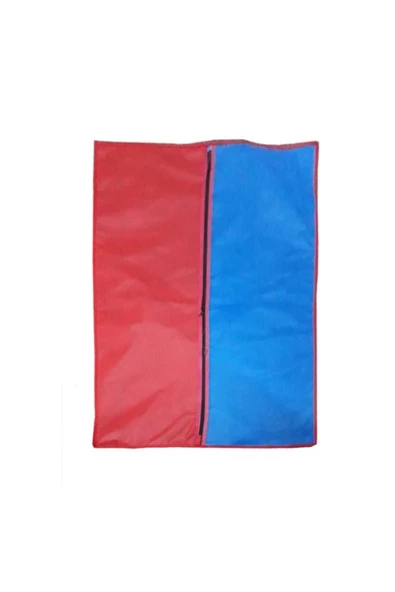 Takım Elbise Kılıfı Fermuarlı Kırmızı Mavi Elbise Kılıfı 3 Adet 60 X 90 cm - 2