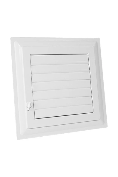 bautech BANYO WC PLASTİK PANJURLU HAVALANDIRMA MENFEZİ 45CM X 45CM - 2