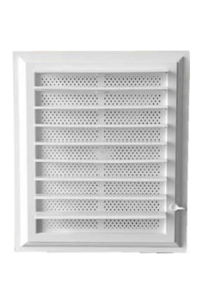 bautech BANYO WC PLASTİK PANJURLU HAVALANDIRMA MENFEZİ 35CM X 35CM