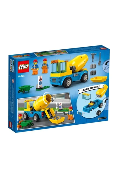 LEGO City, Beton Mikseri 60325 - Resim 3