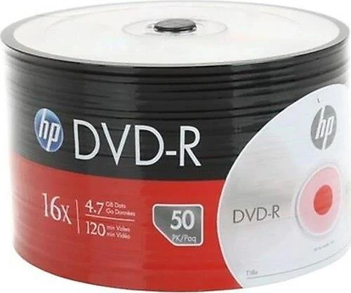 HP DVD-R 4.7GB PRINTABLE 50LI SHRINK