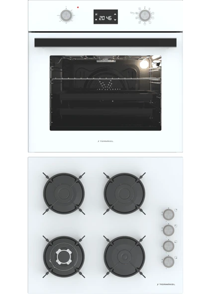 Termikel Ankastre Set (BO O6555C W + BH P6194C W)