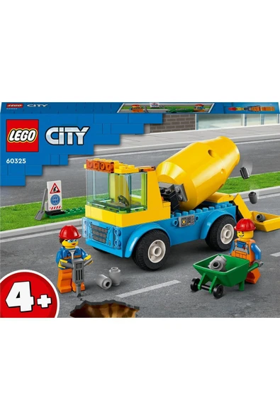 LEGO 60325 City - Beton Mikseri, 85 Parça, +4 Yaş - 3