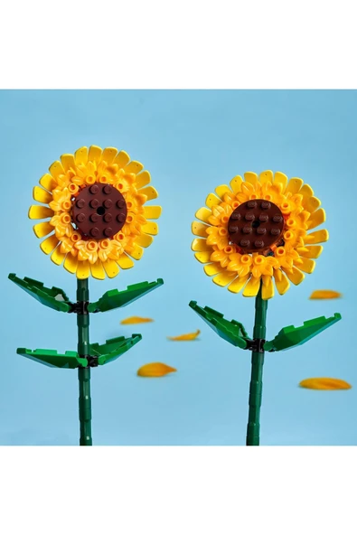Lego 40524 Seosanal Sunflowers - Resim 5