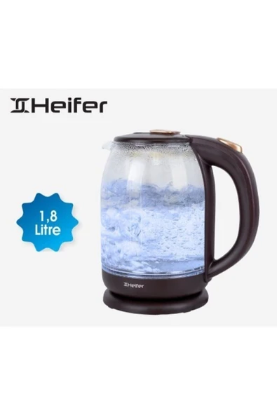 Heifer HFR 20 Led Işıklı Cam Kettle ürün görseli 1
