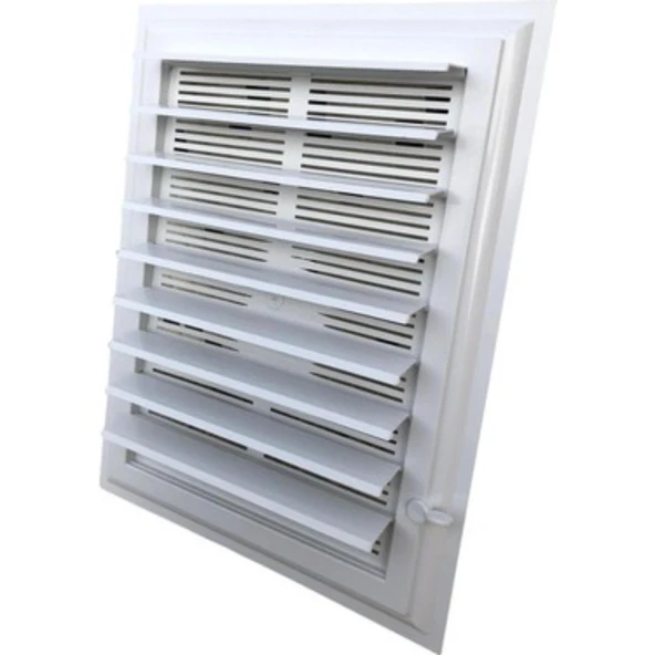 bautech BAUTECH BANYO WC PLASTİK PANJURLU HAVALANDIRMA MENFEZİ 45CM x 55CM