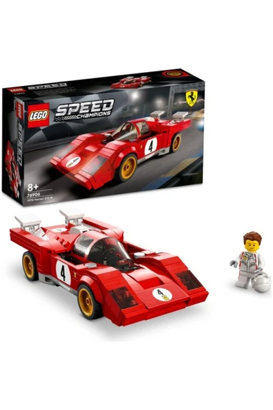 LEGO 76906 Speed Champions - 1970 Ferrari 512m, 291 Parça 8 Yaş