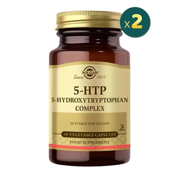 Solgar 5-HTP 100 mg 30 Kapsül 2 Adet