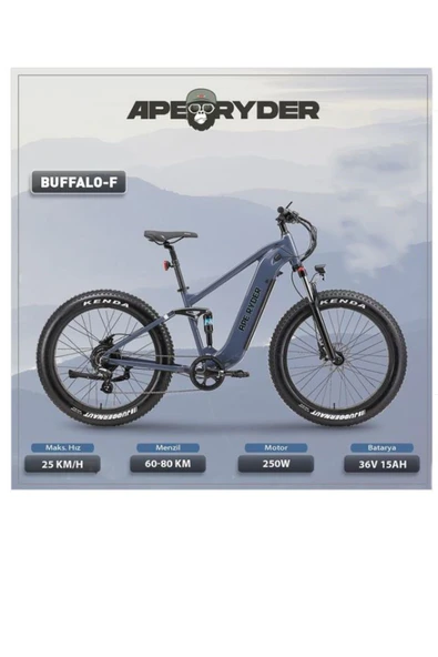 Ape Ryder Buffalo-F Elektrikli Bisiklet Orta Süspansiyonlu - 2