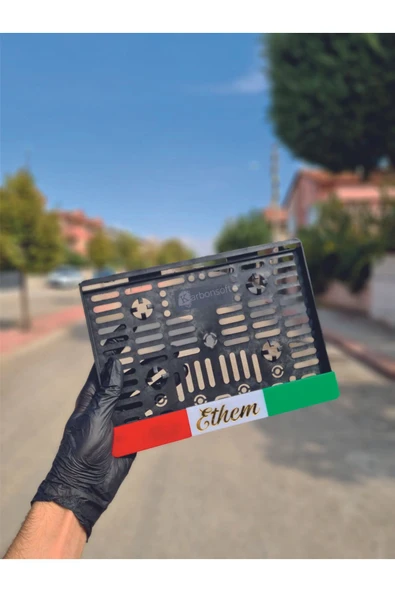 Kişiye Özel İsimli İtalik Motor Plakalık - 2