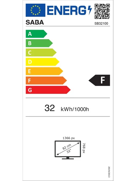 Saba SB32100 32" 81 Ekran Dahili Uydu Alıcılı HD Ready LED TV - 3