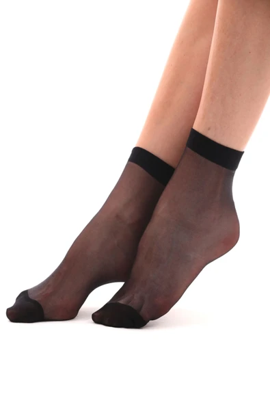 Elchee wear  Fit 15 Soket Çorap Siyah Premium Kutu 5'li