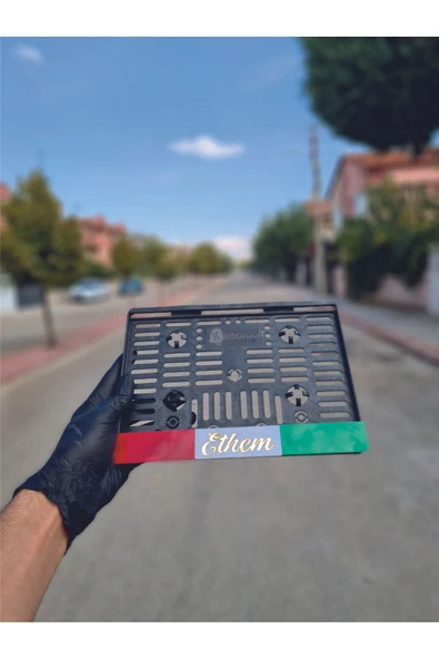 Kişiye Özel İsimli İtalik Motor Plakalık - 3